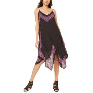 International Concepts Handkerchief Hem Midi Dress